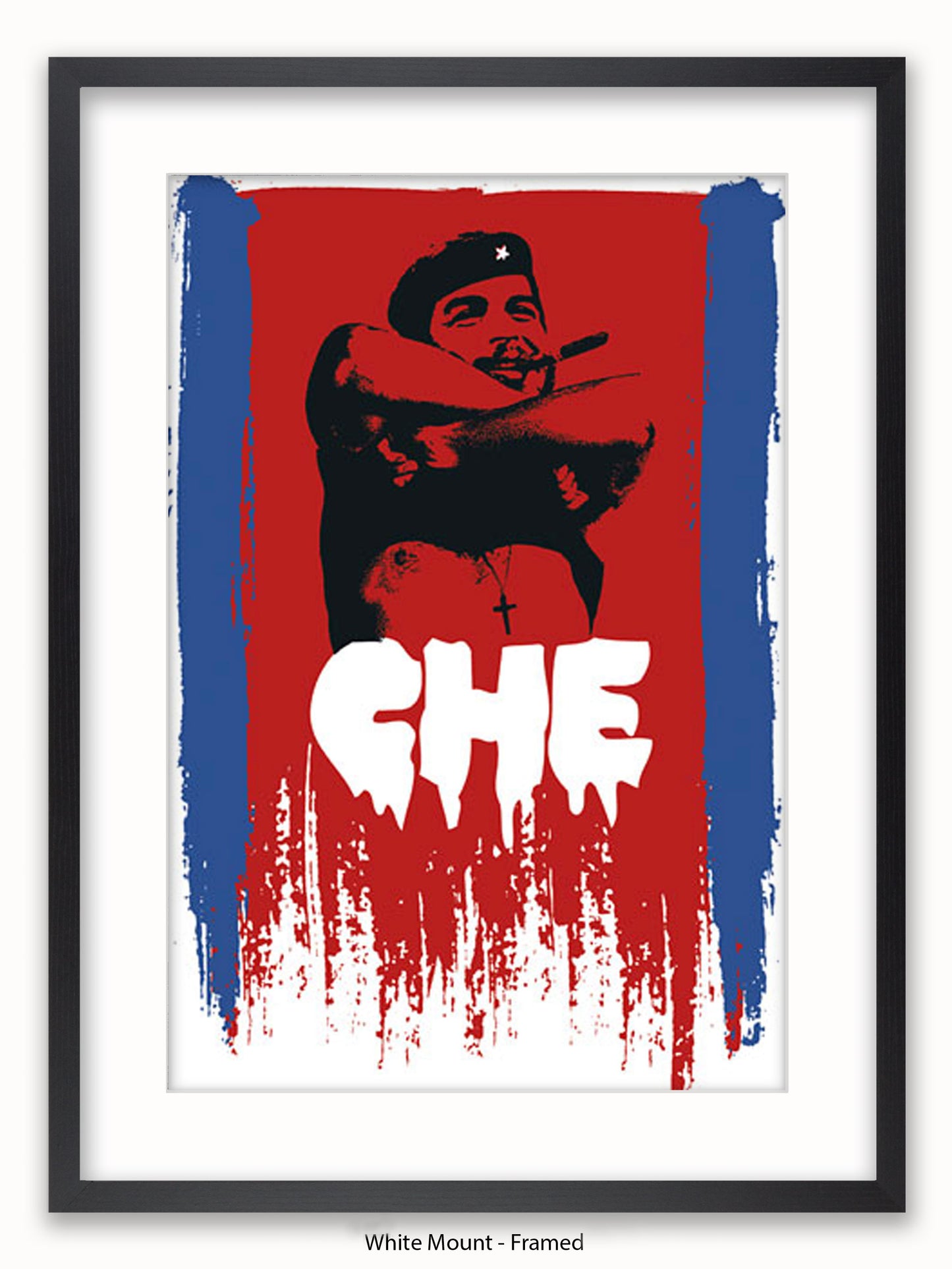 Che Guevara Cuban Flag Poster