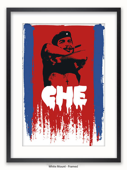 Che Guevara Cuban Flag Poster