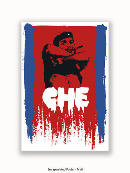 Che Guevara Cuban Flag Poster