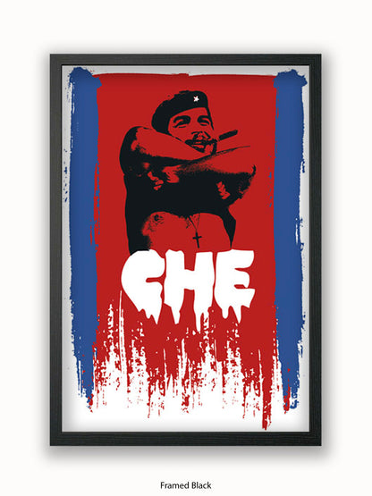 Che Guevara Cuban Flag Poster