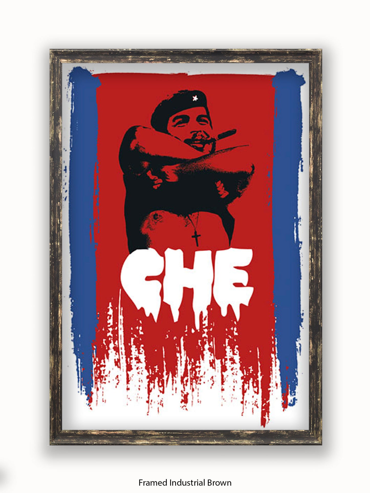 Che Guevara Cuban Flag Poster