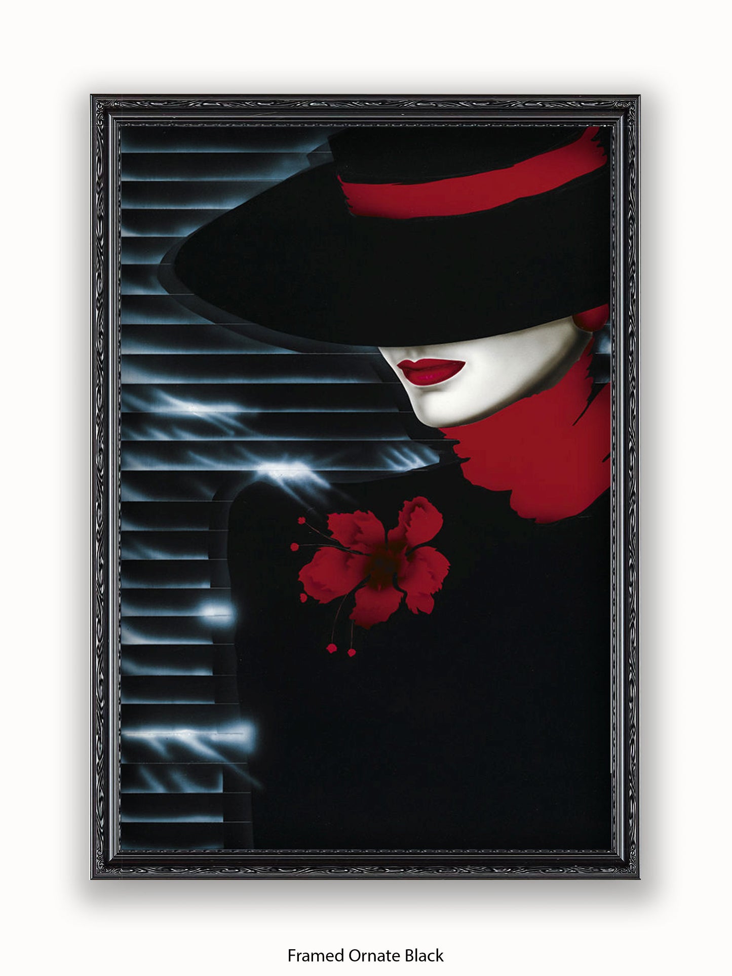 B Bahner Scarlet Lady Poster