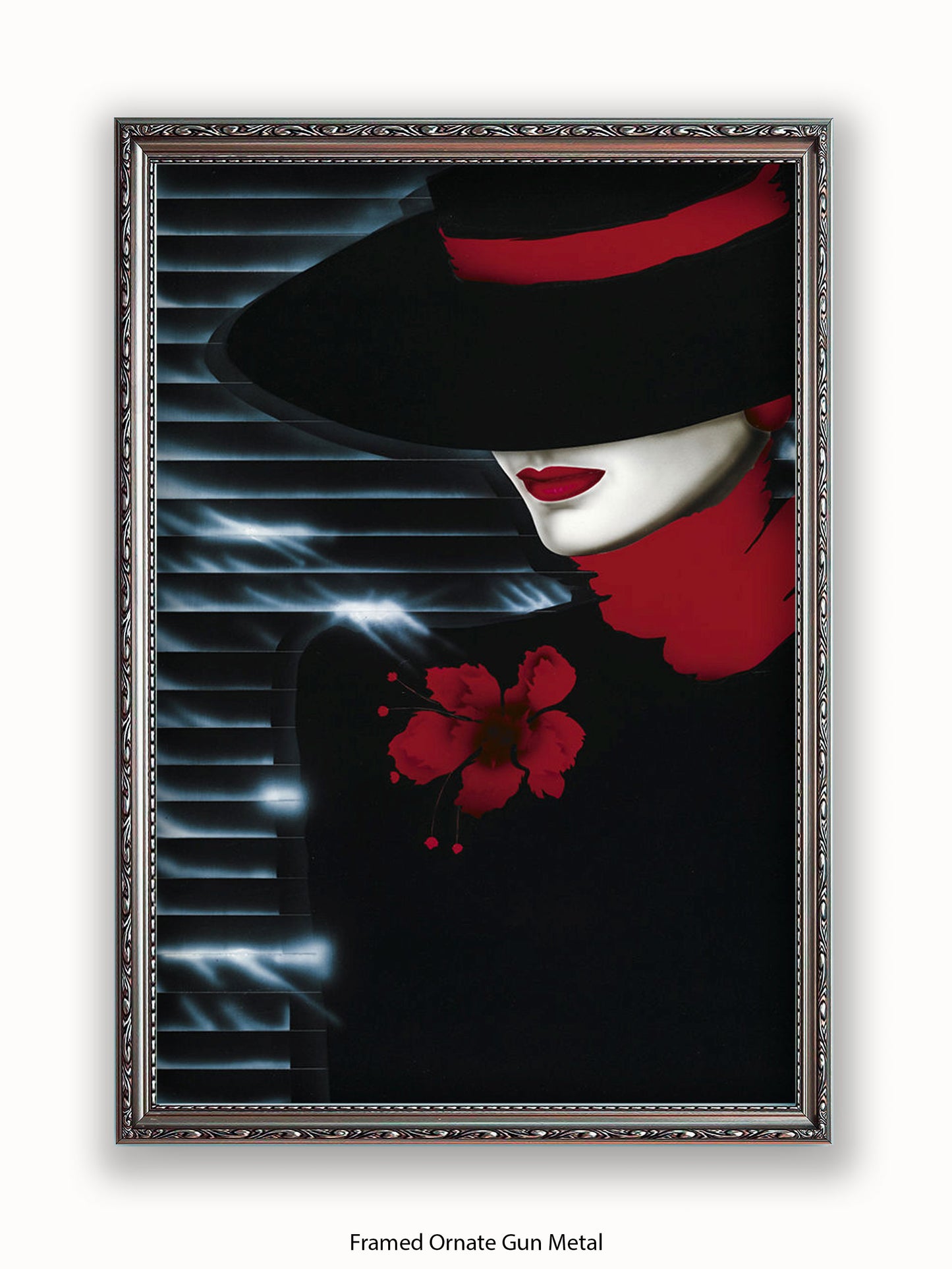 B Bahner Scarlet Lady Poster