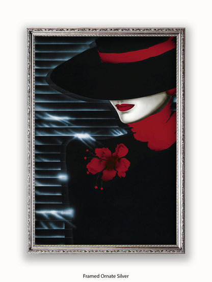 B Bahner Scarlet Lady Poster