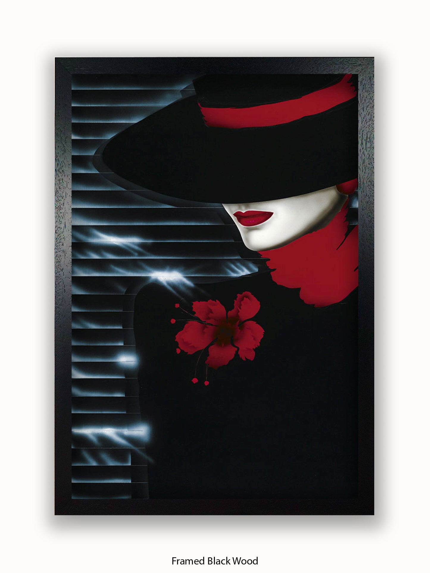 B Bahner Scarlet Lady Poster
