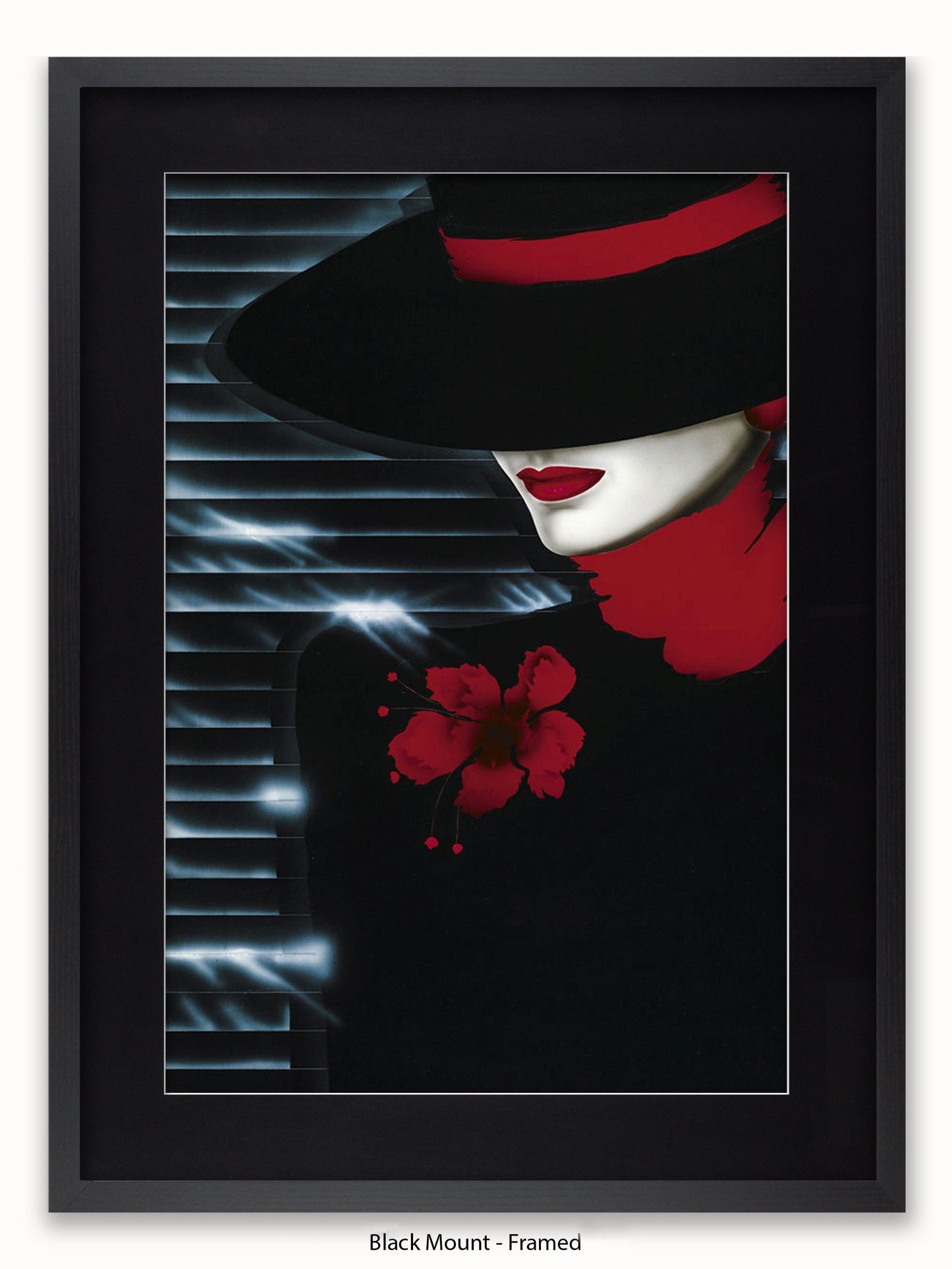 B Bahner Scarlet Lady Poster