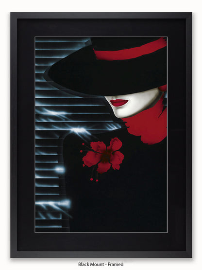 B Bahner Scarlet Lady Poster