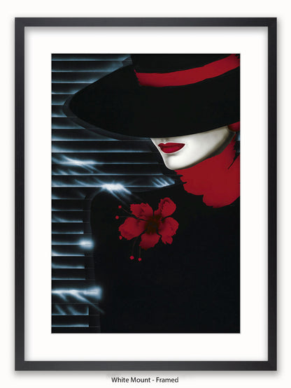 B Bahner Scarlet Lady Poster