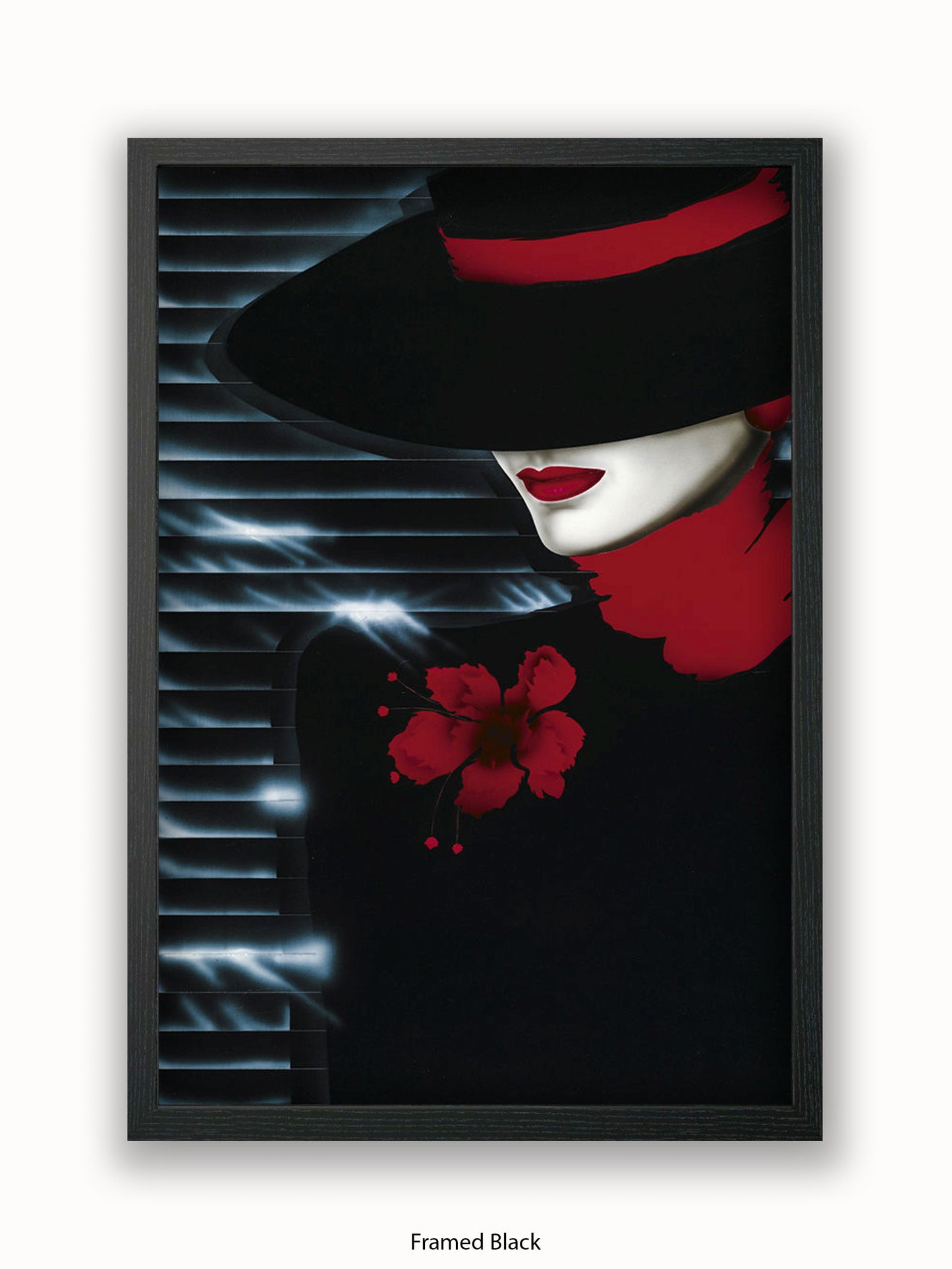 B Bahner Scarlet Lady Poster