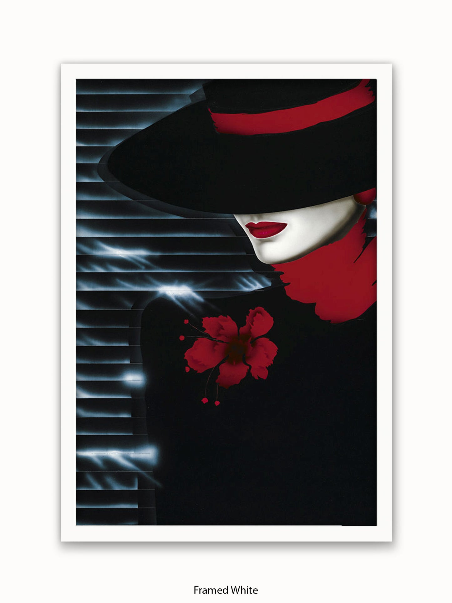 B Bahner Scarlet Lady Poster