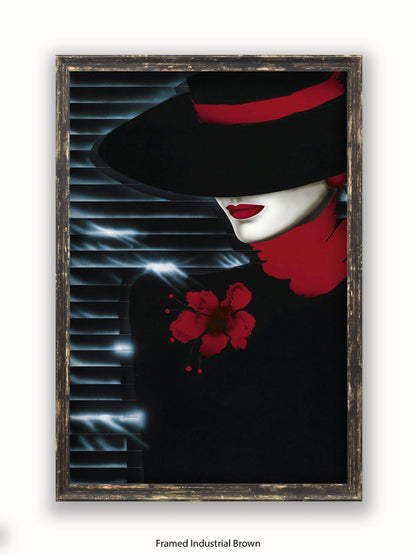B Bahner Scarlet Lady Poster
