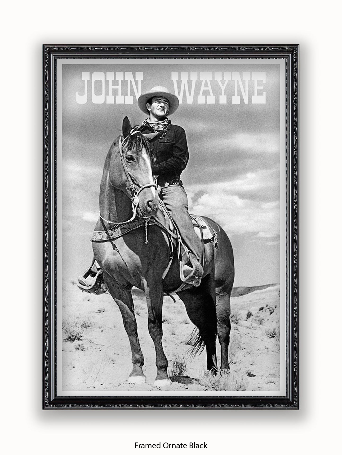 John Wayne Cowboy American Hero Poster
