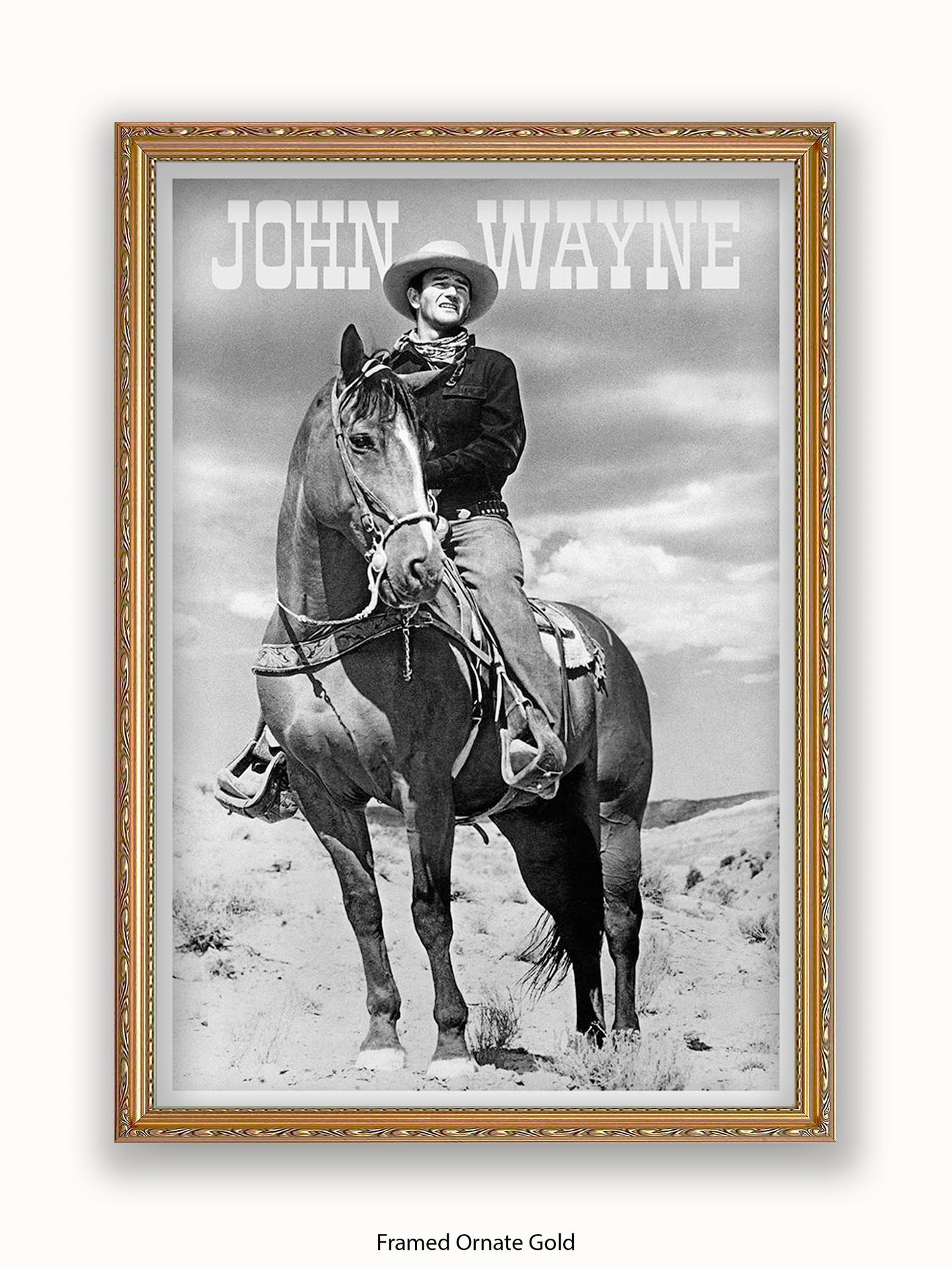 John Wayne Cowboy American Hero Poster