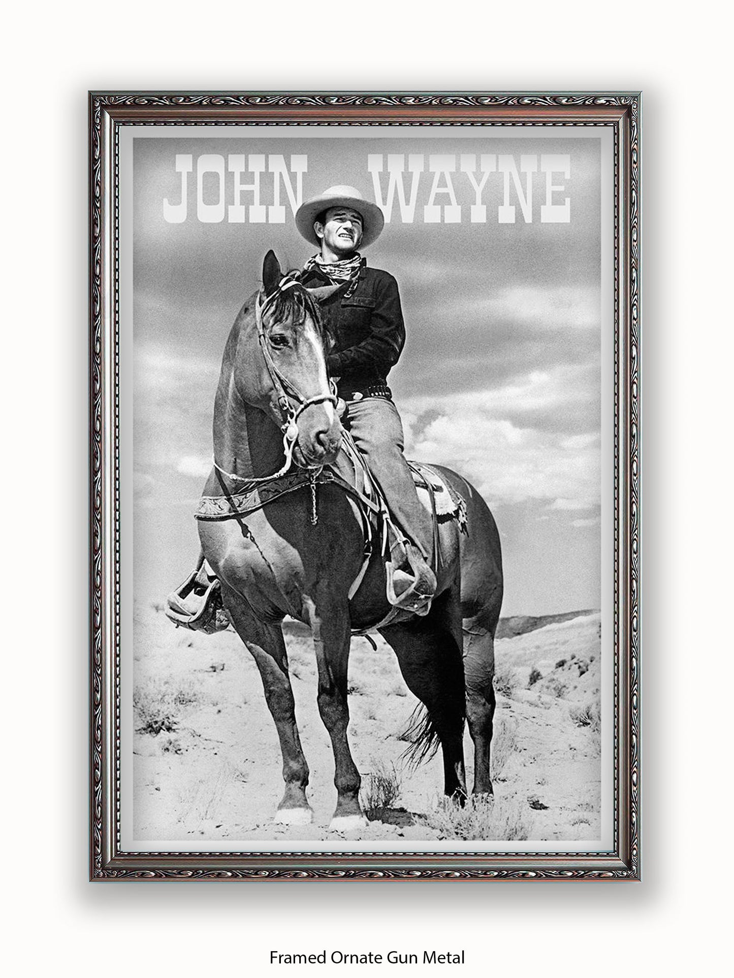 John Wayne Cowboy American Hero Poster