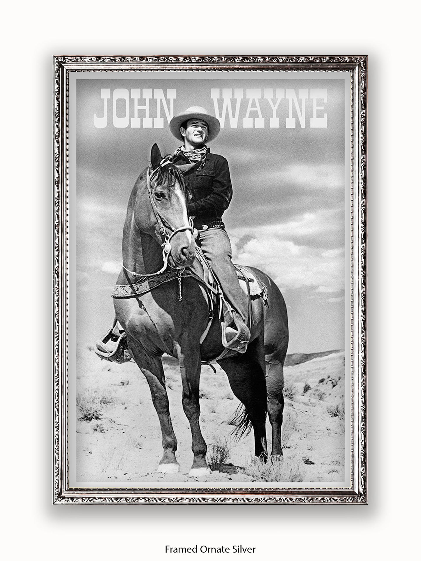 John Wayne Cowboy American Hero Poster