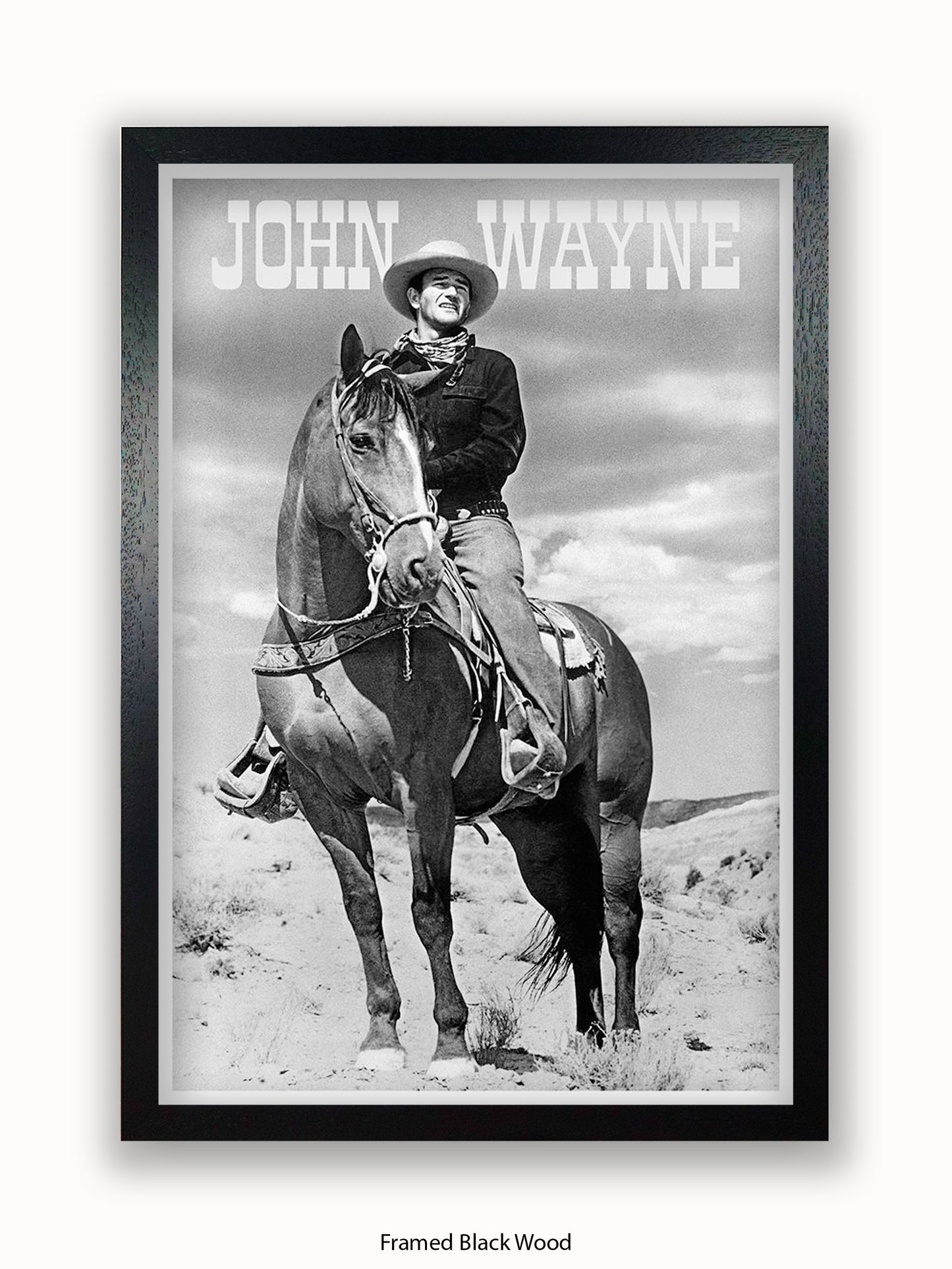 John Wayne Cowboy American Hero Poster