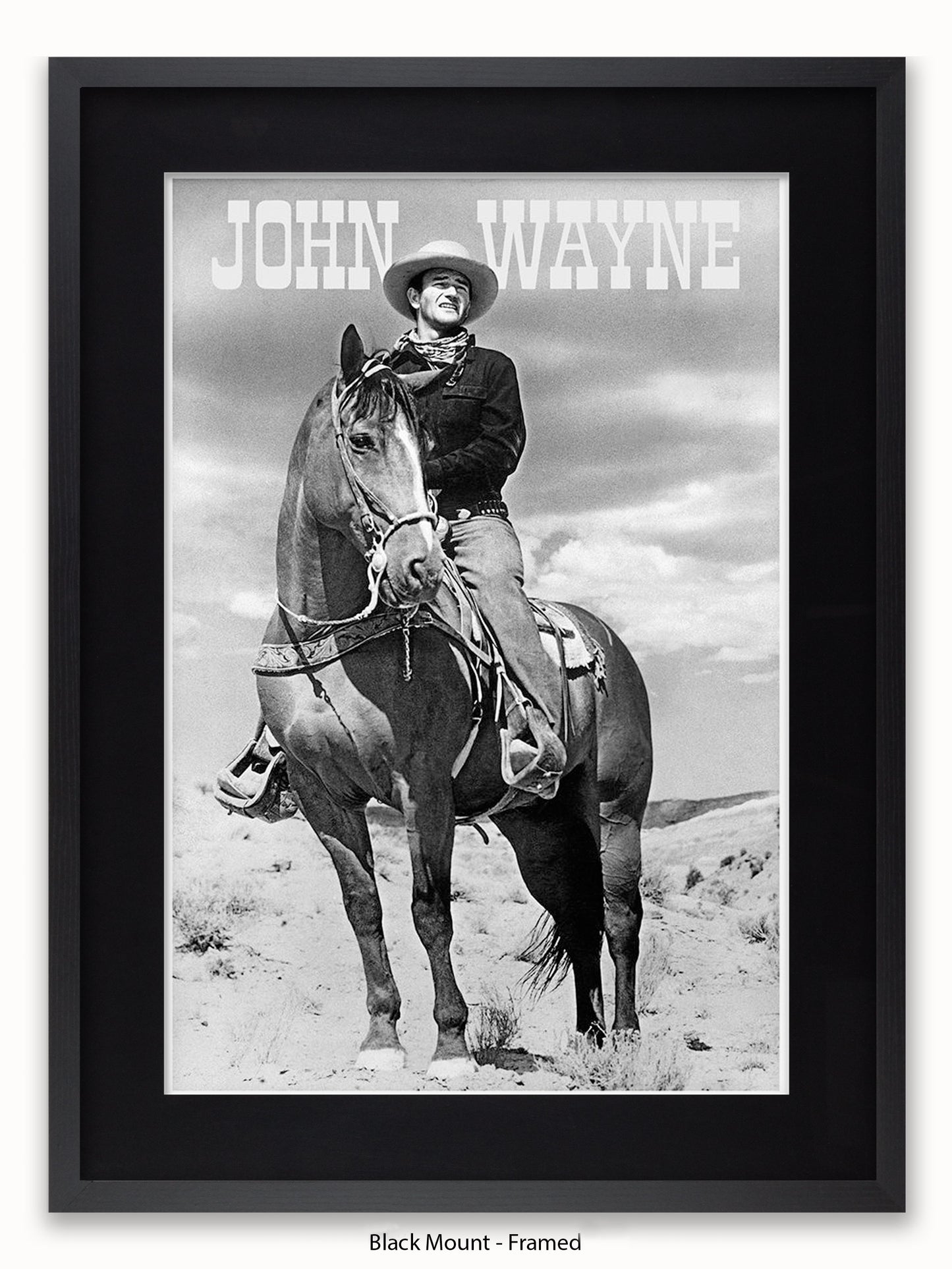 John Wayne Cowboy American Hero Poster