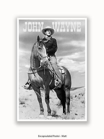 John Wayne Cowboy American Hero Poster