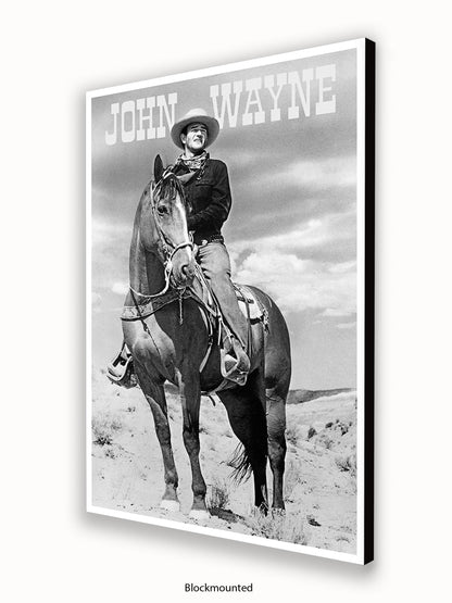 John Wayne Cowboy American Hero Poster