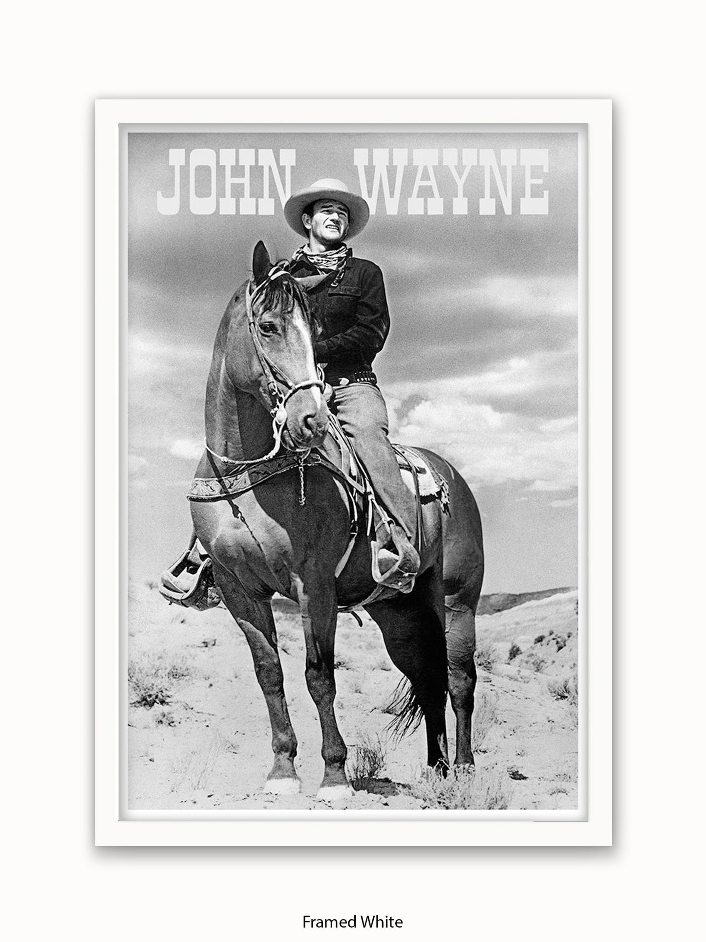 John Wayne Cowboy American Hero Poster