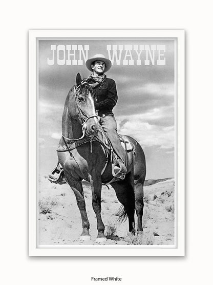 John Wayne Cowboy American Hero Poster