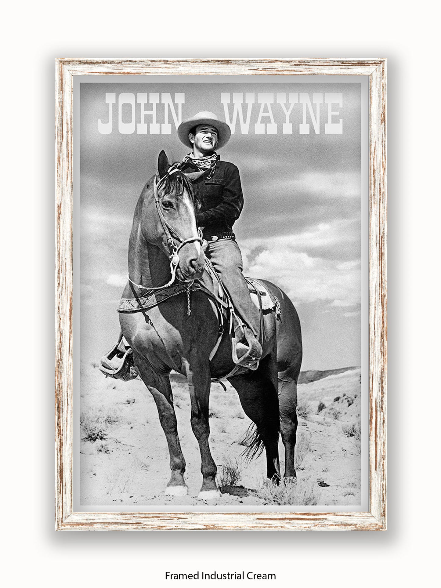 John Wayne Cowboy American Hero Poster