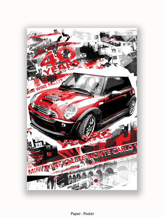 Mini Ralley Monte Carlo Poster