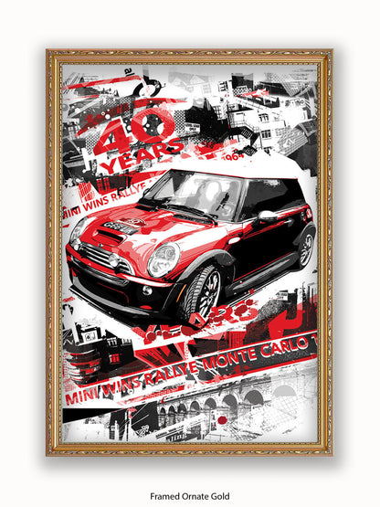 Mini Ralley Monte Carlo Poster