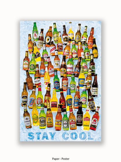 Beers Stay Cool Poster