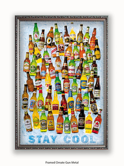 Beers Stay Cool Poster