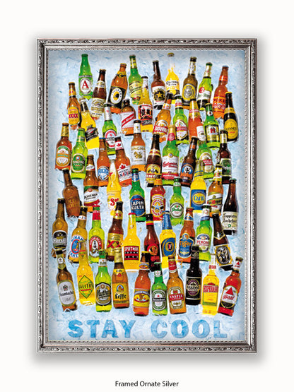 Beers Stay Cool Poster