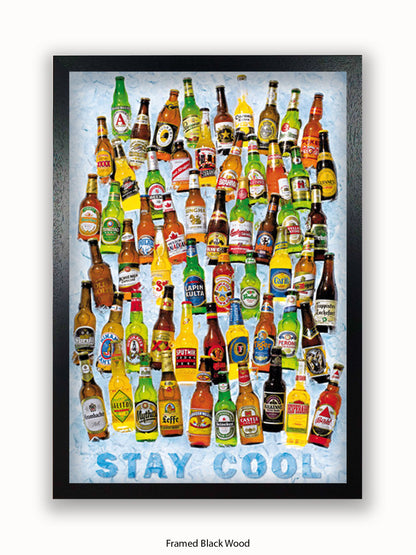 Beers Stay Cool Poster