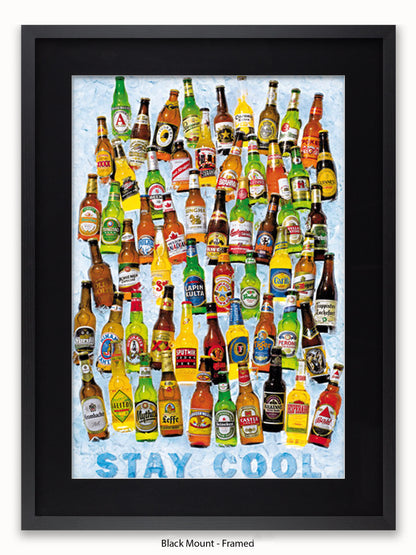 Beers Stay Cool Poster