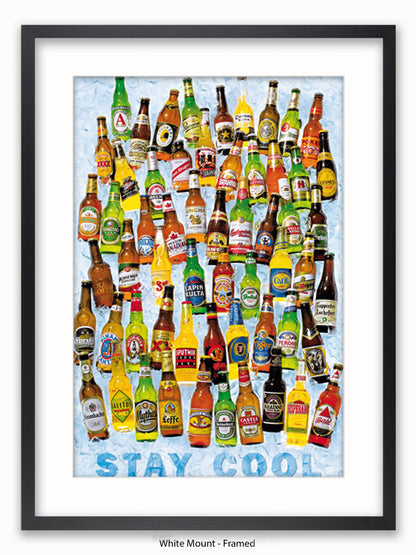 Beers Stay Cool Poster
