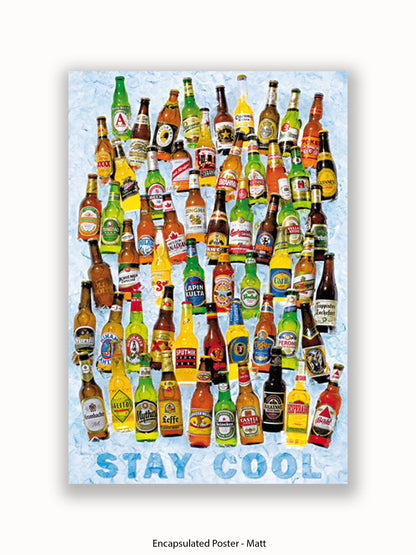 Beers Stay Cool Poster