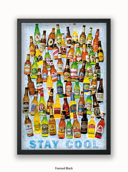 Beers Stay Cool Poster