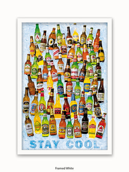 Beers Stay Cool Poster