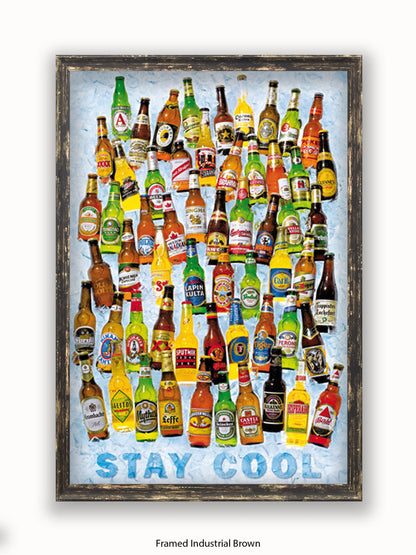 Beers Stay Cool Poster
