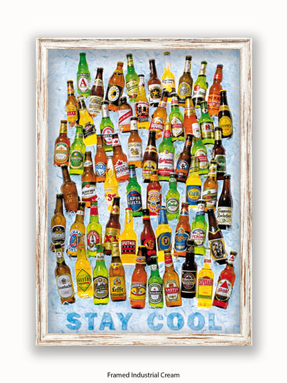 Beers Stay Cool Poster