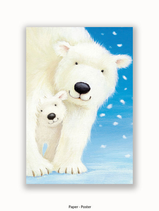 Polar Bears Fluffy Poster