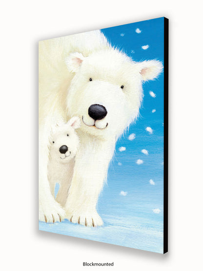 Polar Bears Fluffy Poster