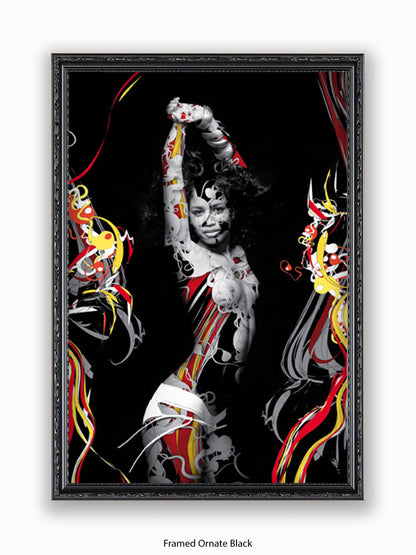 Sexy Girl Trance Dance Girl Poster