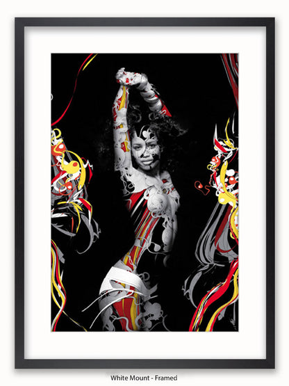 Sexy Girl Trance Dance Girl Poster