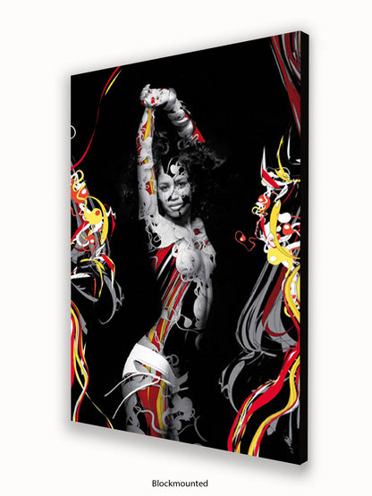 Sexy Girl Trance Dance Girl Poster