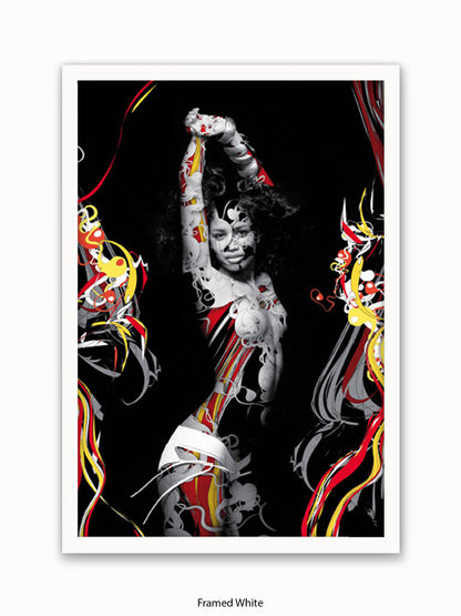 Sexy Girl Trance Dance Girl Poster