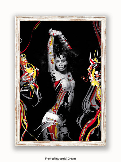 Sexy Girl Trance Dance Girl Poster