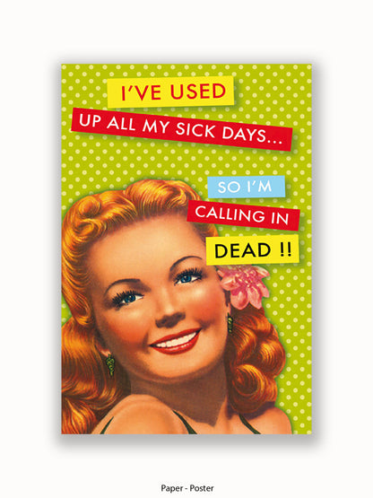 Calling In Dead Poster