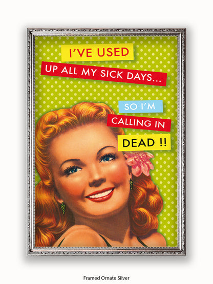 Calling In Dead Poster