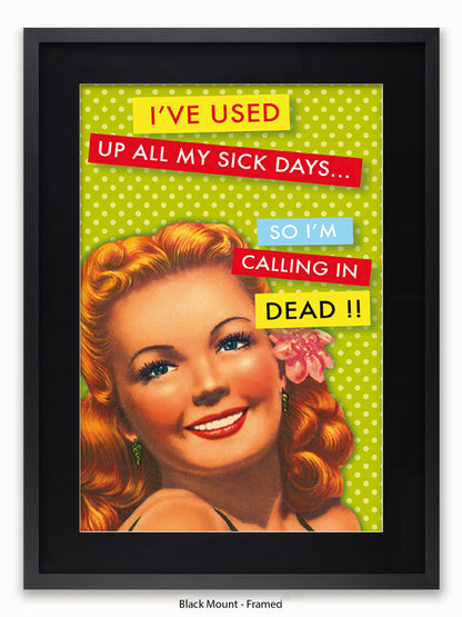 Calling In Dead Poster