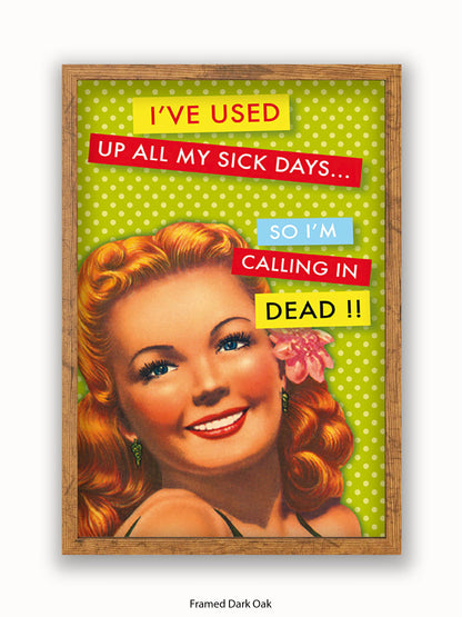 Calling In Dead Poster